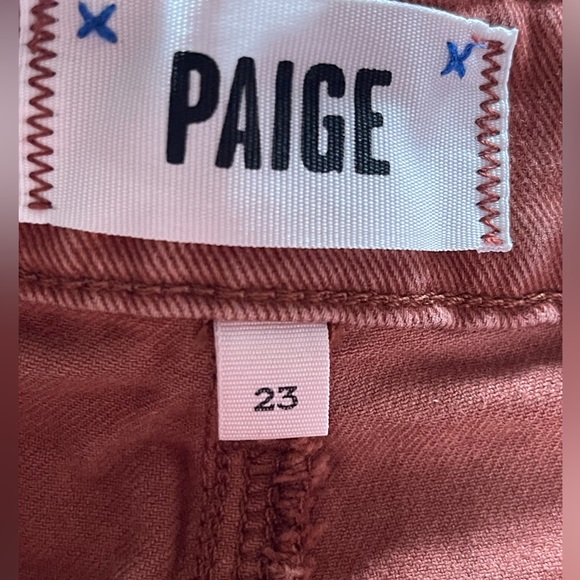PAIGE Anessa wide leg ankle jeans terracotta - Picture 10 of 11